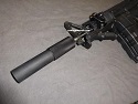 AR-15 2 Stage Fake Suppressor for .223, 5.56, CZ Skorpion, MPA & 9mm 1/2x28 Auction #944690473